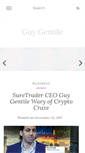 Mobile Screenshot of guygentile.com